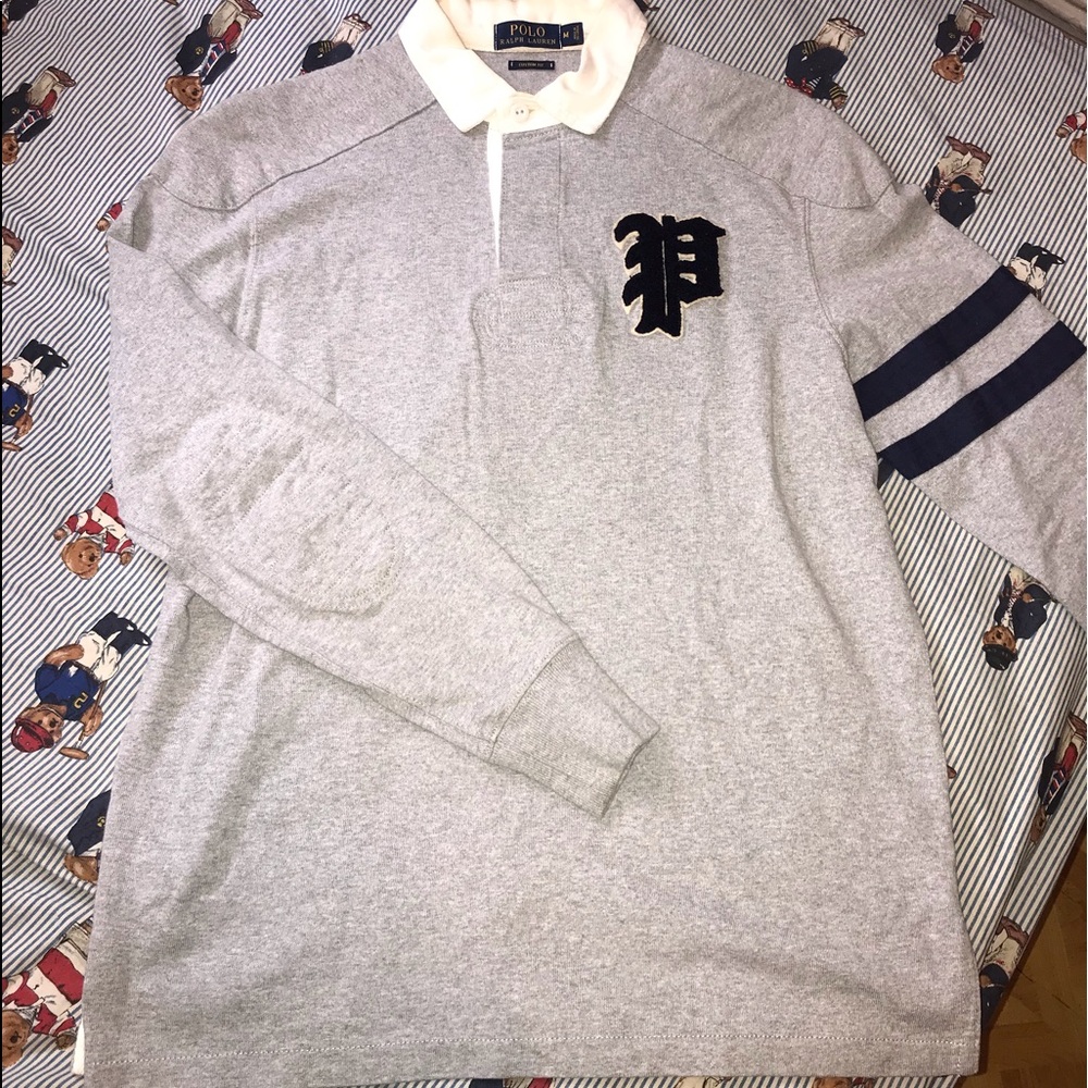 Ralph Lauren Gothic P Jersey Rugby Shirt 67 PATCH